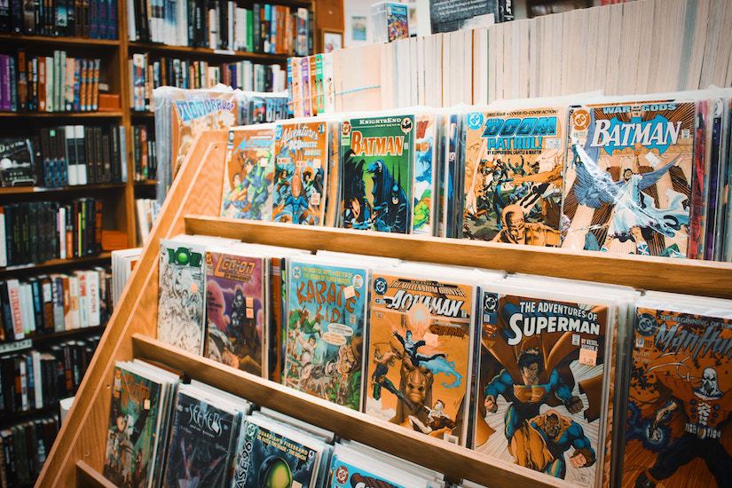 Batman comics on shop shelves