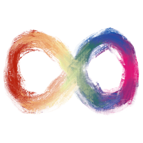 The autism infinity symbol.